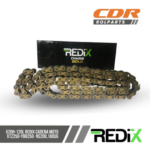 520H-120L REDIX CADENA DORADA MOTO