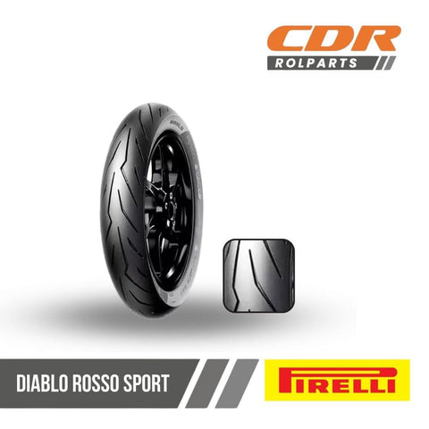 80/90-17 DIABLO ROSSO SPORT TL 44S
