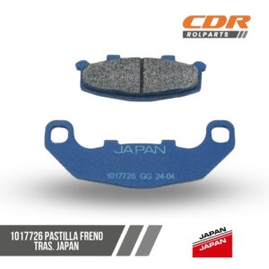 Japan 1017726 PASTILLA FRENO TRAS.