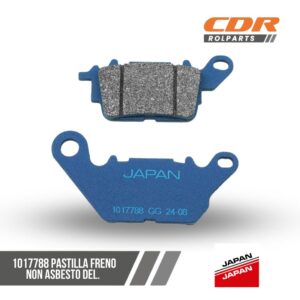 Japan 1017788 PASTILLA FRENO NON ASBESTO DEL.