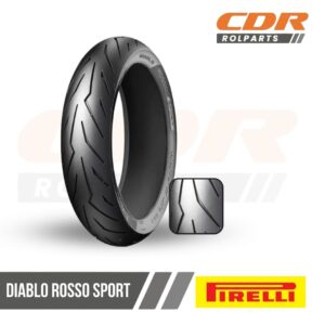 150/60-17 DIABLO ROSSO SPORT TL 66S PIRE