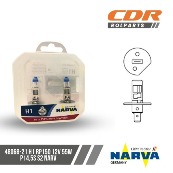 Narva 48068-21 H1 RP150 12V 55W P14,5S S2