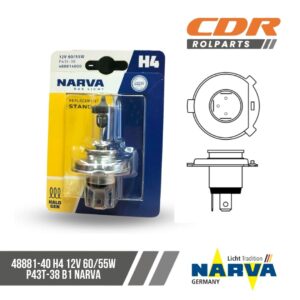 Narva 48881-40 H4 12V 60/55W P43T-38 B1