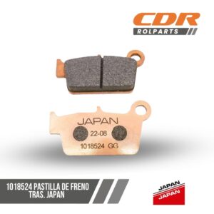 Japan 1018524 PASTILLA DE FRENO TRAS.