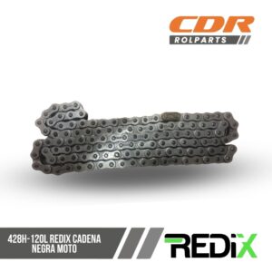 REDIX CADENA MOTO NEGRA 428H-120L