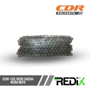 REDIX CADENA MOTO NEGRA 520H-132L