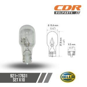 Hella 921 12V 16W W2.1X9.5D