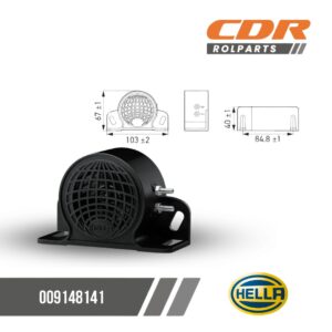 Hella 009148141 ALARMA DE REVERSA 12-48V