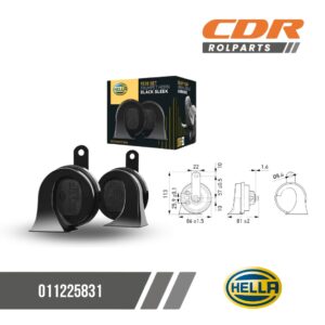 Hella 011225831 CORNETA 12V 72W SETX2