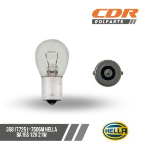 Hella 358177251=7506M BA15S 12V 21W