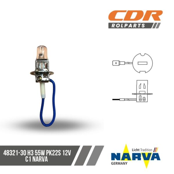 Narva 48321-30 H3 55W PK22S 12V C1