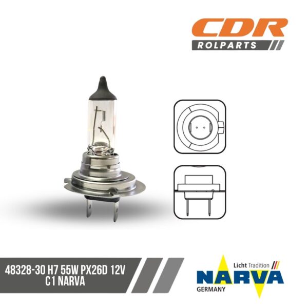 Narva 48328-30 H7 55W PX26D 12V C1