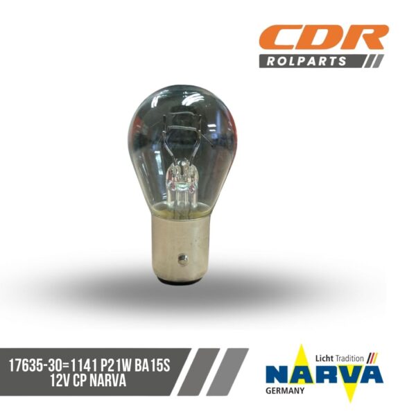 Narva 17635-30=1141 P21W BA15S 12V CP