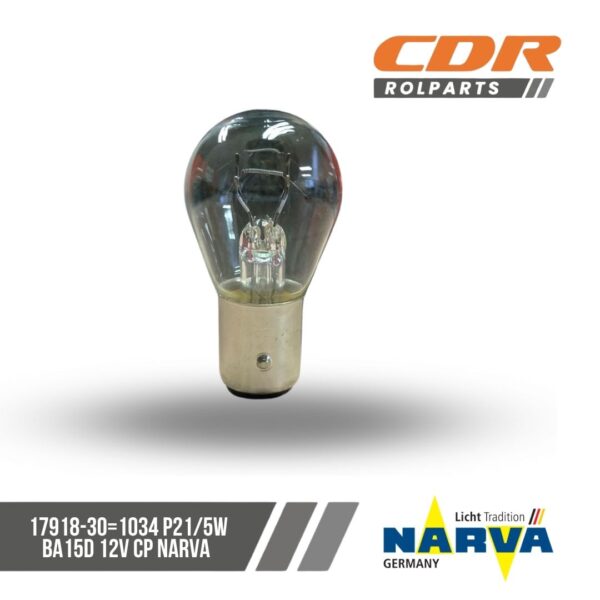 Narva 17918-30=1034 P21/5W BA15D 12V CP