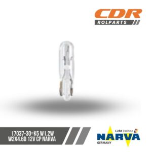 Narva 17037-30=K5 W1.2W W2X4.6D 12V CP
