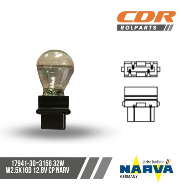 Narva 17941-30=3156 32W W2.5X16D 12.8V CP