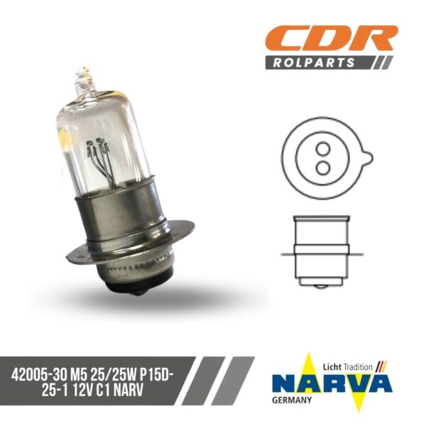 Narva 42005-30 M5 25/25W P15D-25-1 12V C1