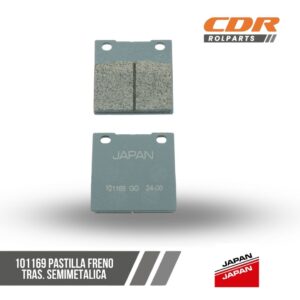 Japan 101169 PASTILLA FRENO TRAS. SEMIMETALICA