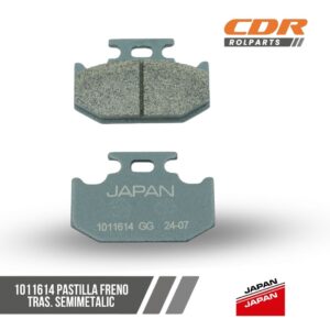 Japan 1011614 PASTILLA FRENO TRAS. SEMIMETALIC