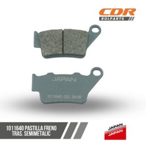Japan 1011640 PASTILLA FRENO TRAS. SEMIMETALIC