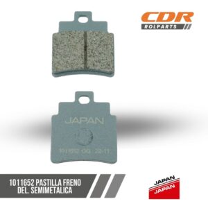 Japan 1011652 PASTILLA FRENO DEL. SEMIMETALICA