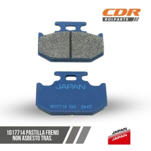 Japan 1017714 PASTILLA FRENO NON ASBESTO TRAS.