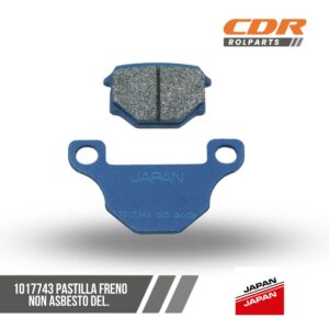 Japan 1017743 PASTILLA FRENO NON ASBESTO DEL.
