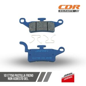 Japan 1017756 PASTILLA FRENO NON ASBESTO DEL.