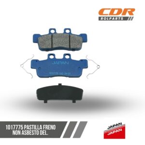 Japan 1017775 PASTILLA FRENO NON ASBESTO DEL.