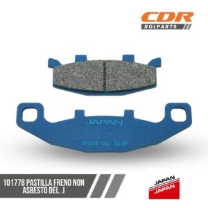 Japan 101778 PASTILLA FRENO NON ASBESTO DEL. J