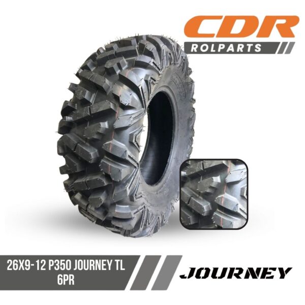 Journey 26X9-12 P350 TL 6PR