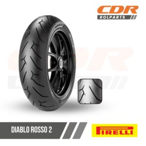 130/70R17 DIABLO ROSSO 2 TL 62H PIRELLI