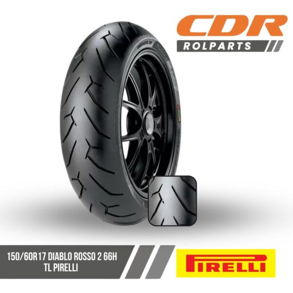 Pirelli 150/60R17 DIABLO ROSSO 2 TL 66H