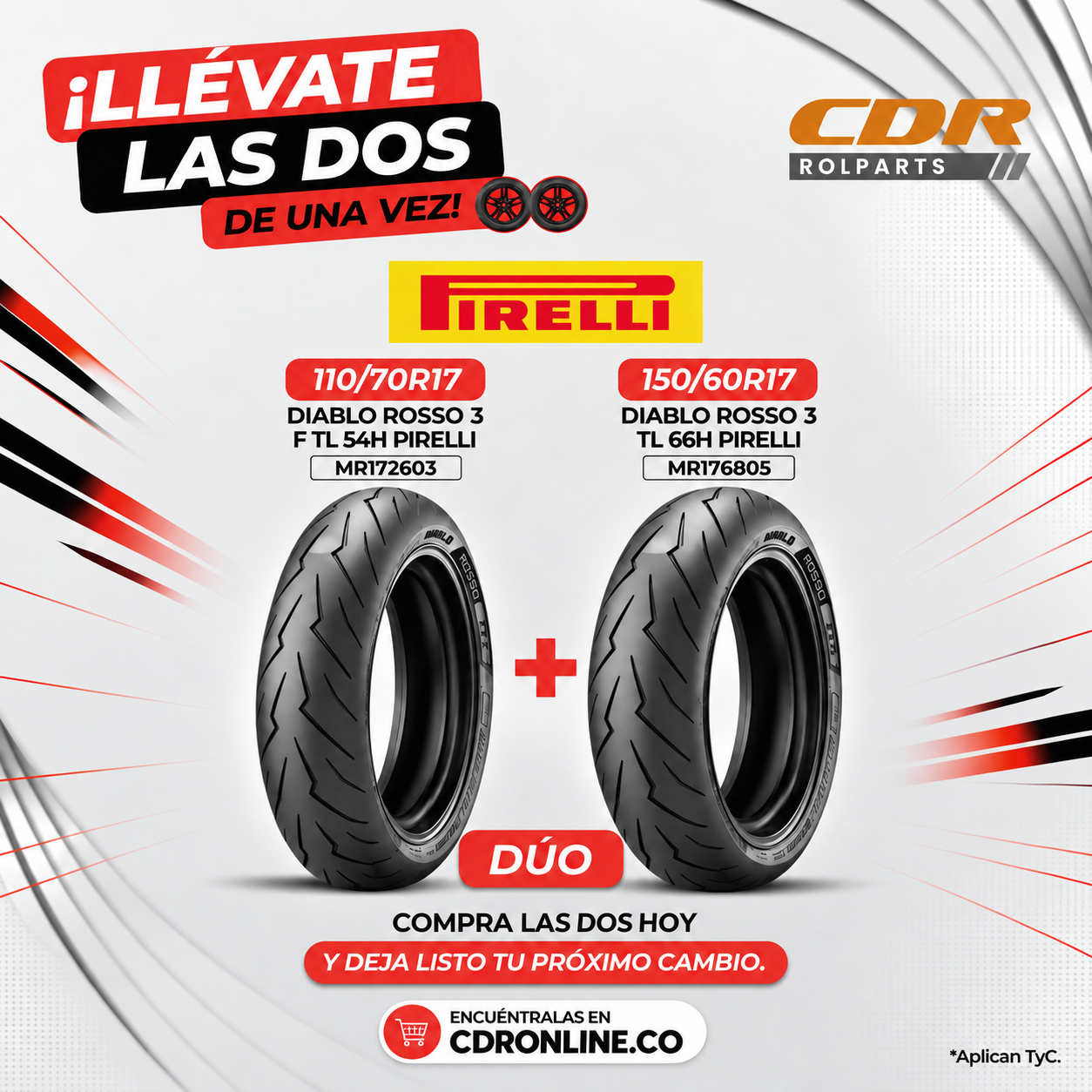 DIABLO ROSSO 3 F TL PIRELL